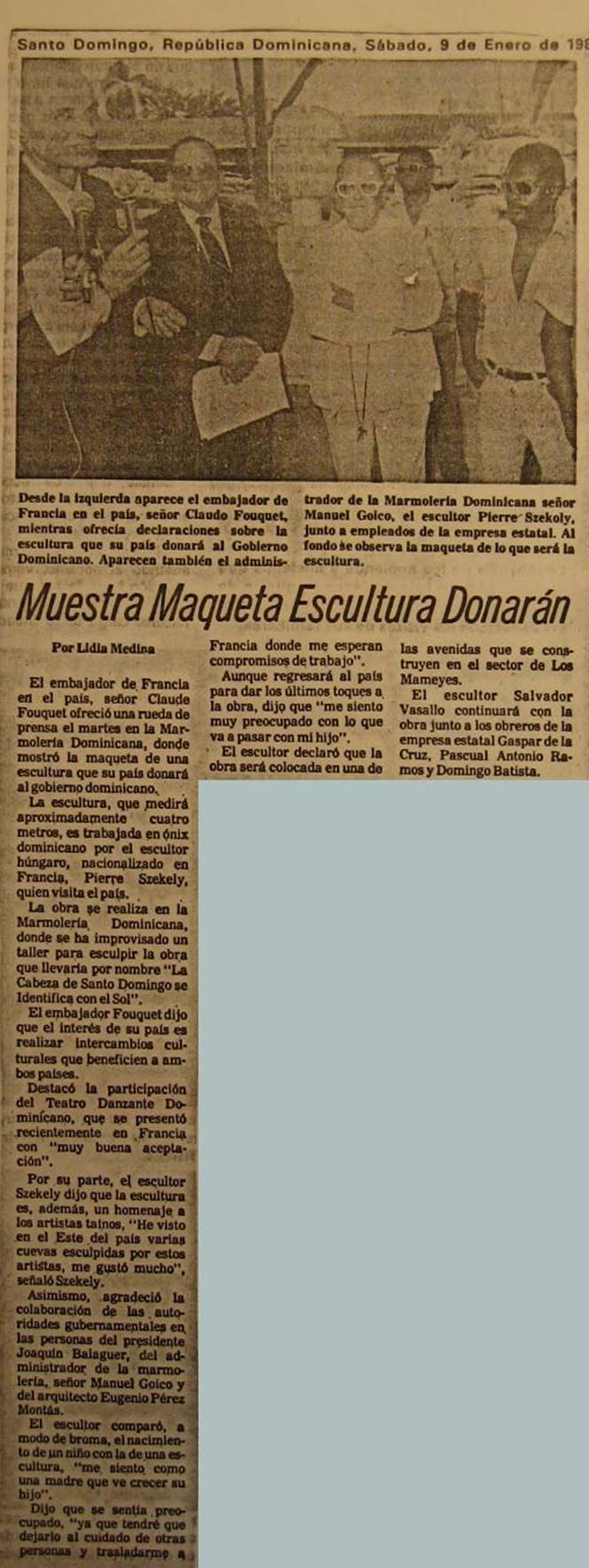 el caribe 9 janvier 1988